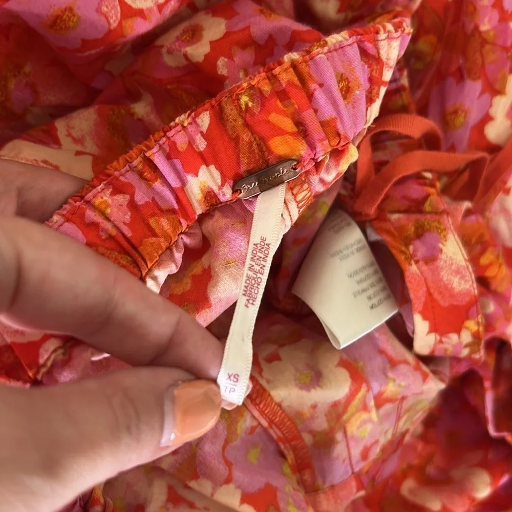 Free People Amy Floral Jumpsuit
